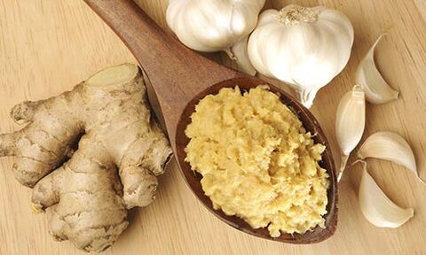 zenzero e aglio per l'osteocondrosi