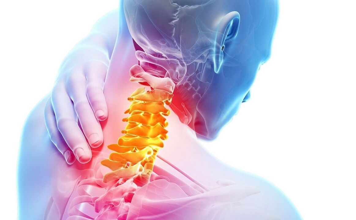dolore con osteocondrosi cervicale